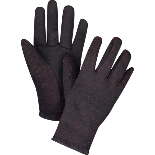 Jersey Gloves, Large, Brown, Red Fleece, Slip-On Auto Electric Service Ltd.