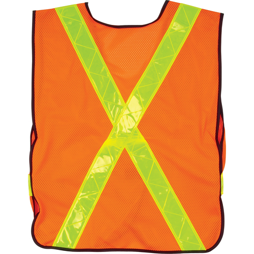 Veste de s&eacute;curit&eacute; d'usage standard, Orange haute visibilit&eacute;, Moyen, Polyester Auto Electric Service Ltd.