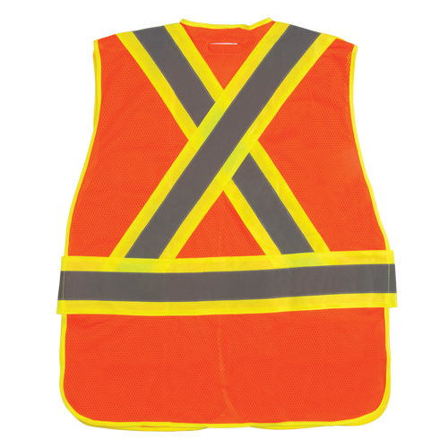 CSA Compliant High Visibility Surveyor Vest, High Visibility Orange, Medium, Polyester Auto Electric Service Ltd.