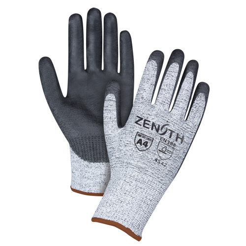 Gants &eacute;lastiques sans coutures r&eacute;sistants &agrave; la coupe, Taille Grand/9, Calibre 13, Rev&ecirc;tement Polyur&eacute;thane, Enveloppe en PEHP, ANSI/ISEA 105 niveau 4/EN 388 niveau 5 Auto Electric Service Ltd.