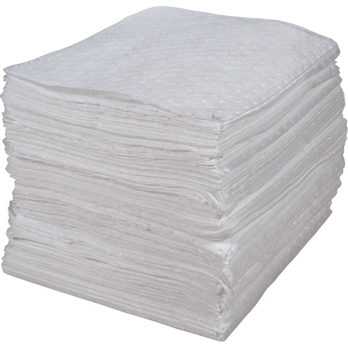 Premium Bonded Sorbent Pads, Oil Only, 15" x 17", 30 gal. Absorbancy Auto Electric Service Ltd.