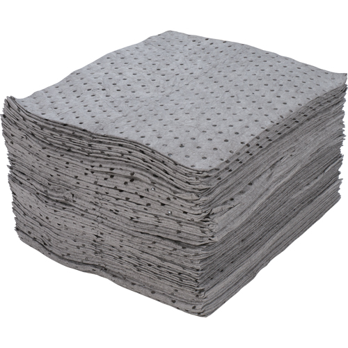 Premium Fine Fibre Sorbent Pads, Universal, 15" x 17", 30 gal. Absorbancy Auto Electric Service Ltd.