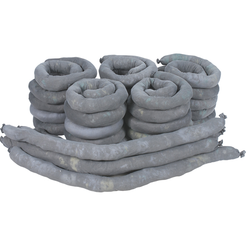 Remblais tubulaires absorbants, Universel, Absorption 50 gal., 3" la x 4' lo, Pqt de 30 Auto Electric Service Ltd.