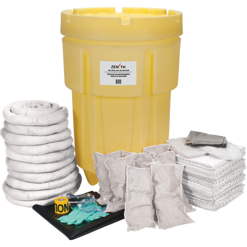 Premium Shop Spill Kit, Oil Only, Drum, 95 US gal. Absorbancy Auto Electric Service Ltd.