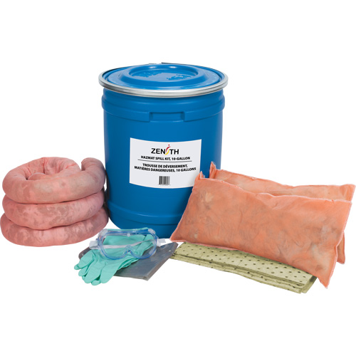 Trousse de lutte contre les d&eacute;versements de premi&egrave;re qualit&eacute; pour camion, Mati&egrave;res dangereuses, Baril, Absorbance de 10 gal. US Auto Electric Service Ltd.