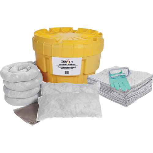 Spill Kit, Oil Only, Overpack/Salvage Drum, 20 US gal. Absorbancy Auto Electric Service Ltd.
