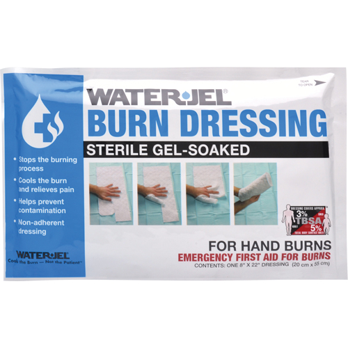 Pansements pour brûlures Water Jel , 8" x 22", Classe 2 Auto Electric Service Ltd.