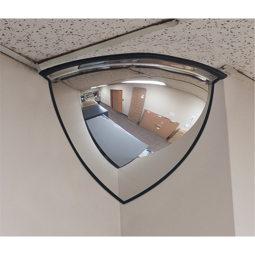 Miroir en d&ocirc;me 90°, Quart de d&ocirc;me, Dessus ouvert, Diam&egrave;tre 20" Auto Electric Service Ltd.