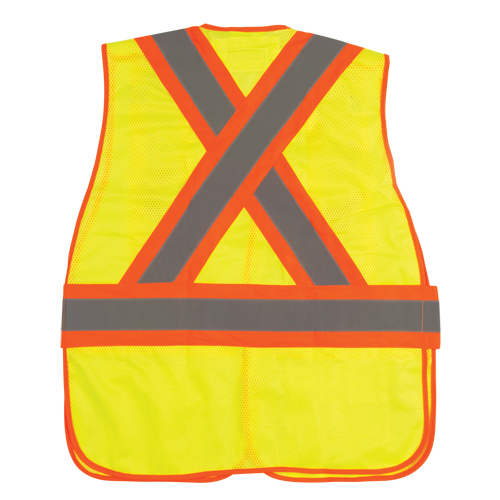 CSA Compliant High Visibility Surveyor Vest, High Visibility Lime-Yellow, Medium, Polyester Auto Electric Service Ltd.