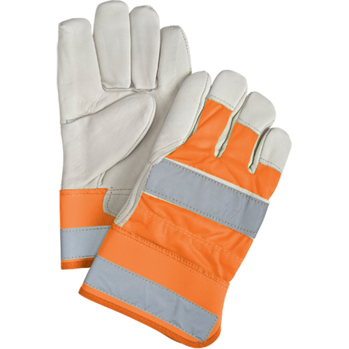 Orange High-Visibility Superior Warmth Fitters Gloves, Large, Grain Cowhide Palm, Thinsulate Inner Lining Auto Electric Service Ltd.