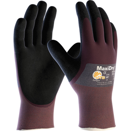 MaxiDry&reg; Gloves, Medium, Foam Nitrile Coating, 18 Gauge, Nylon Shell Auto Electric Service Ltd.