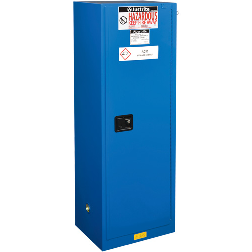 Sure-Grip&reg; Ex Hazardous Material Slimline Safety Cabinets, 22 gal., 23.25" x 65" x 18" Auto Electric Service Ltd.