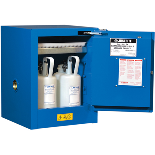Armoires de comptoir doubl&eacute;es pour rangement de mati&egrave;res dangereuses Chem-Cor, 4 gal., 17" x 22" x 17" Auto Electric Service Ltd.