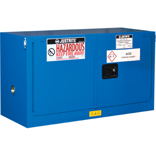 Armoires empil&eacute;es doubl&eacute;es pour rangement de mati&egrave;res dangereuses Chem-Cor, 17 gal., 43" x 24" x 18" Auto Electric Service Ltd.