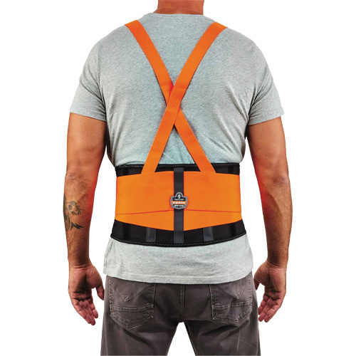 Ceinture de support dorsal haute visibilit&eacute; en &eacute;lasthanne ProFlex 100HV, &eacute;lastique, T-petit Auto Electric Service Ltd.