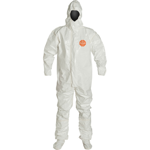 Hooded Coveralls, Tychem&reg; 4000, 3X-Large, White Auto Electric Service Ltd.
