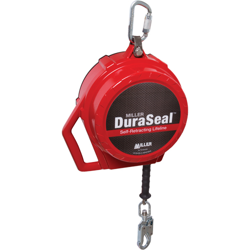 Cordage de s&eacute;curit&eacute; autor&eacute;tractable Miller DuraSeal, 50', Acier inoxydable, Pivotant Auto Electric Service Ltd.