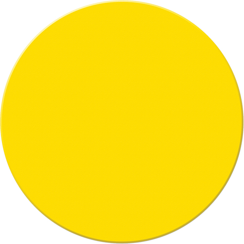 Armor Stripe Lean/5S Markers, Circle, 6" L x 6" W, Yellow, Plastic Auto Electric Service Ltd.