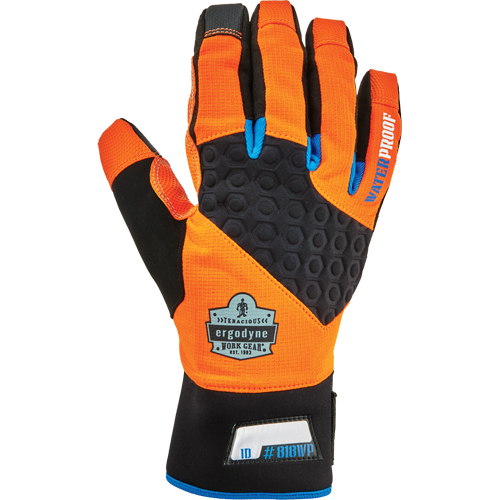 Gants utilitaires thermiques haute visibilit&eacute; performants et &eacute;tanches ProFlex 818WP, Paume Polyur&eacute;thane, Taille Petit Auto Electric Service Ltd.