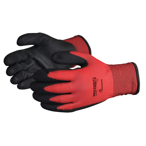 Gants doubl&eacute;s pour l'hiver Dexterity, 8/Moyen, R&ecirc;vetement PVC, Calibre 15, Enveloppe en Nylon Auto Electric Service Ltd.