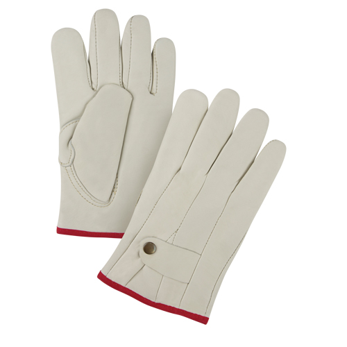 Gants de cordeur doubl&eacute;s pour l'hiver de premi&egrave;re qualit&eacute;, Petit, Paume Cuir fleur de vache, Doubleure Molleton Auto Electric Service Ltd.