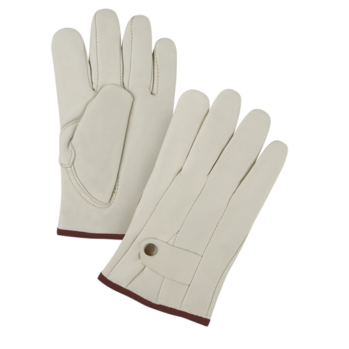 Premiun Winter-Lined Ropers Gloves, Large, Grain Cowhide Palm, Fleece Inner Lining Auto Electric Service Ltd.