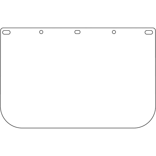 Dynamic Die Cut Faceshield Visor, PETG, Clear Tint Auto Electric Service Ltd.