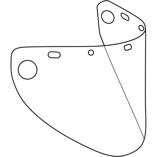 Dynamic Die Cut Formed Faceshield Visor, Polycarbonate, Clear Tint Auto Electric Service Ltd.