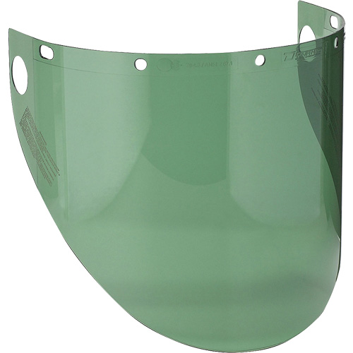 Dynamic Preformed Faceshield Visor, Polycarbonate, Green Tint Auto Electric Service Ltd.