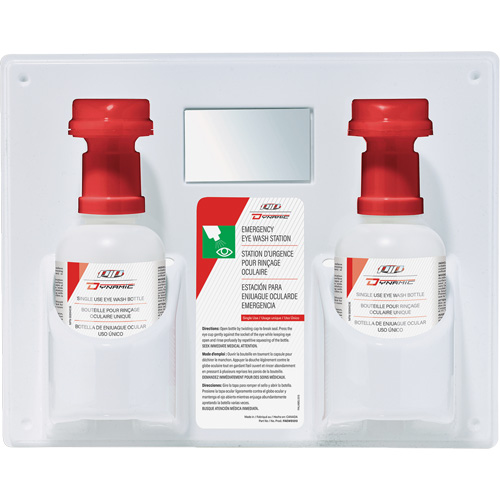 Douche oculaire &agrave; utilisation unique avec solution isotonique Dynamic, Double Auto Electric Service Ltd.