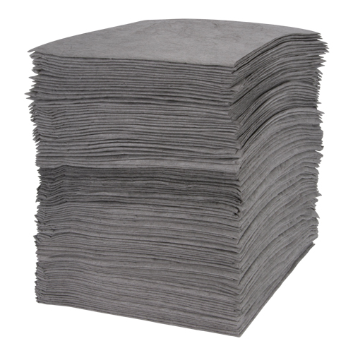 Feuilles absorbantes souffl&eacute;es de premi&egrave;re qualit&eacute;, Universel, 15" x 18", 30 gal. d'absorption Auto Electric Service Ltd.