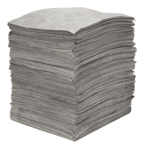 Feuilles absorbantes souffl&eacute;es de premi&egrave;re qualit&eacute;, Universel, 15" x 18", 30 gal. d'absorption Auto Electric Service Ltd.