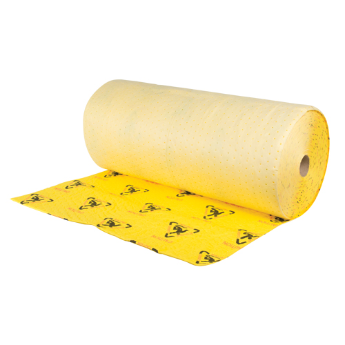 Premium Caution Rolls, Heavyweight, 150' L x 36" W, 57 gal. Absorbancy Auto Electric Service Ltd.