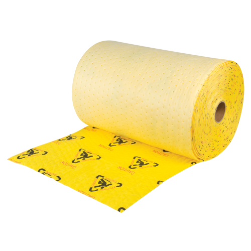 Rouleaux d'avertissement de premi&egrave;re qualit&eacute; - absorbants haute visibilit&eacute;, Lourd, 150' lo x 24" la, Absorption 37,6 gal. Auto Electric Service Ltd.