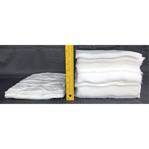 Chiffons pour l'huile Spilltration, Huile seulement, 16" x 10", 29 gal. d'absorption Auto Electric Service Ltd.