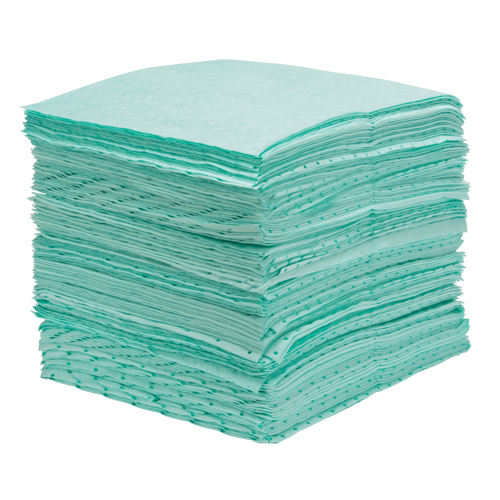 Feuilles absorbantes li&eacute;es de premi&egrave;re qualit&eacute;, Mati&egrave;res dangereuses, 15" x 18", 30 gal. d'absorption Auto Electric Service Ltd.