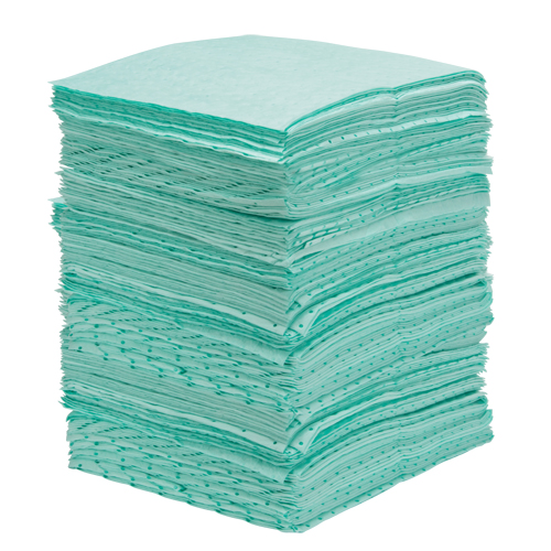 Feuilles absorbantes li&eacute;es de premi&egrave;re qualit&eacute;, Mati&egrave;res dangereuses, 15" x 18", 30 gal. d'absorption Auto Electric Service Ltd.