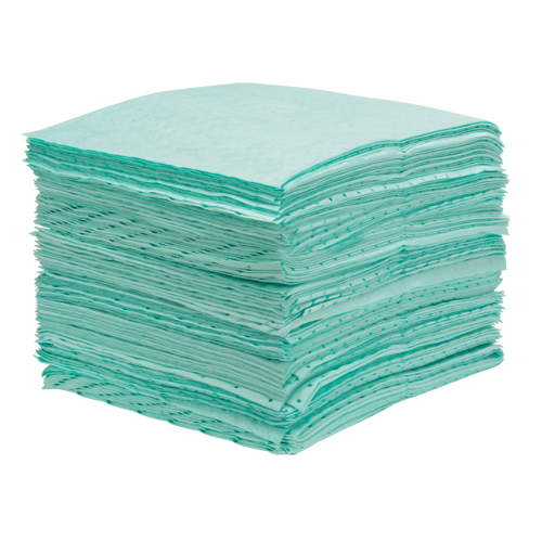 Feuilles absorbantes li&eacute;es de premi&egrave;re qualit&eacute;, Mati&egrave;res dangereuses, 15" x 18", 25 gal. d'absorption Auto Electric Service Ltd.