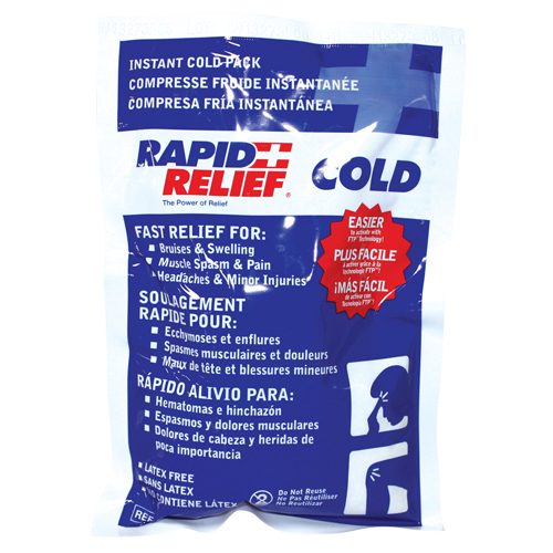 Rapid Relief&reg; Instant Chill Pack, Cold, Single Use, 5" x 9" Auto Electric Service Ltd.