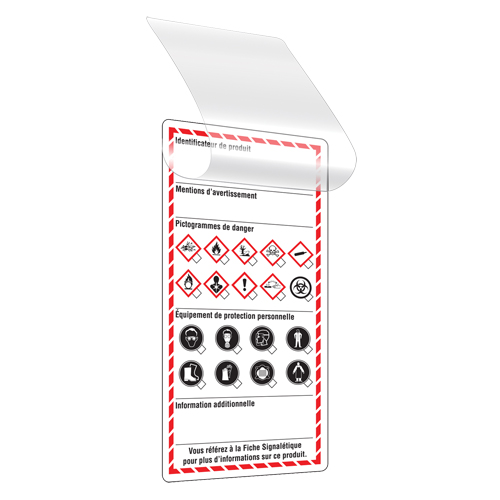 Self-Laminating Workplace Tags, Cardstock, 3" W x 6" H, French Auto Electric Service Ltd.
