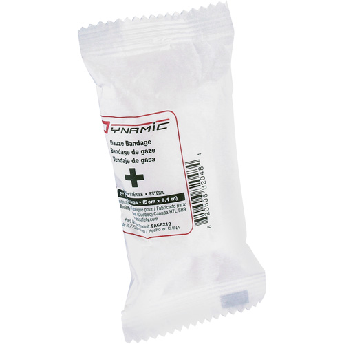Bandages de gaze Dynamic, Rouleau, 30' lo x 2" la, St&eacute;rile, Dispositif m&eacute;dical Classe 1 Auto Electric Service Ltd.