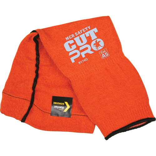 Manches Memphis avec trou pour le pouce, Kevlar, 14", ASTM ANSI niveau A5, Orange Auto Electric Service Ltd.