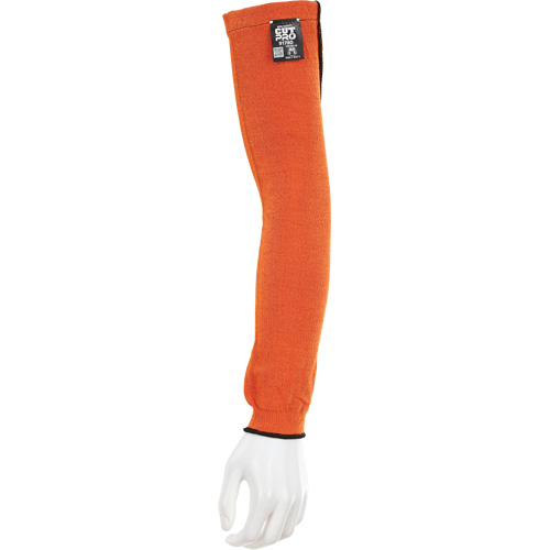 Manches Memphis avec trou pour le pouce, Kevlar, 18", ASTM ANSI niveau A5, Orange Auto Electric Service Ltd.