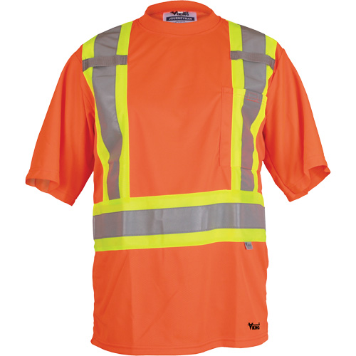 T-shirt de s&eacute;curit&eacute; Viking, Polyester, Petit, Orange haute visibilit&eacute; Auto Electric Service Ltd.