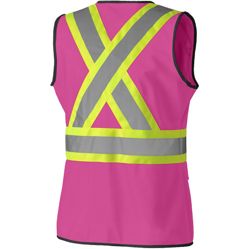 139PK Women's Safety Vest, Pink, X-Small, Polyester Auto Electric Service Ltd.