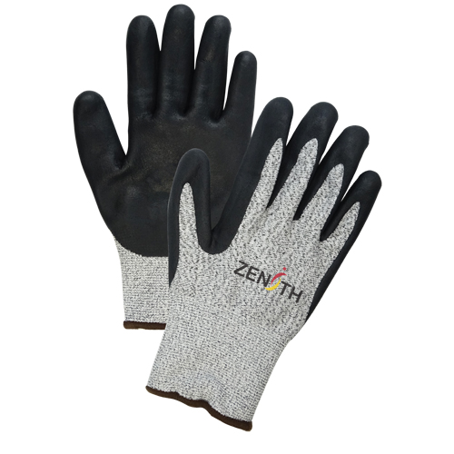 Gants &eacute;lastiques sans coutures r&eacute;sistants &agrave; la coupe pour temp&eacute;ratures froides, Taille T-Grand/10, Calibre 13, Rev&ecirc;tement Mousse de nitrile, Enveloppe en PEHP, ASTM ANSI niveau A4 Auto Electric Service Ltd.