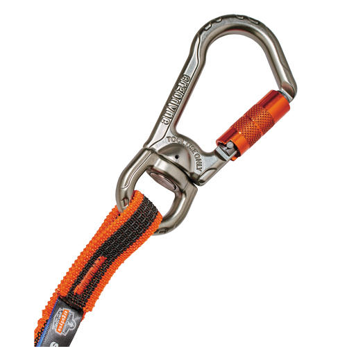 Squids&reg; 3109F(x) Double-Locking Tool Lanyard with Swivel, Bungee, Carabiner/Loop Auto Electric Service Ltd.