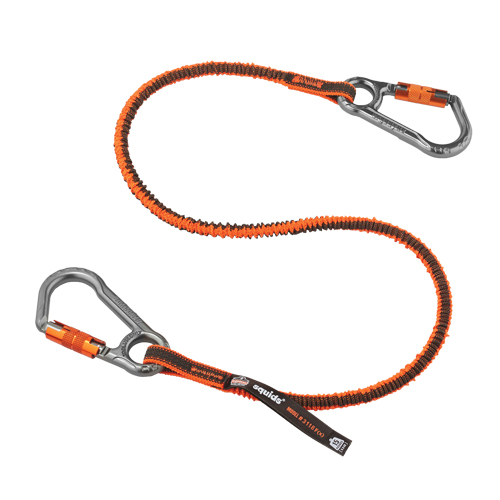 Squids&reg; 3118F(x) Locking Tool Lanyard, Bungee, Dual Carabiner Auto Electric Service Ltd.