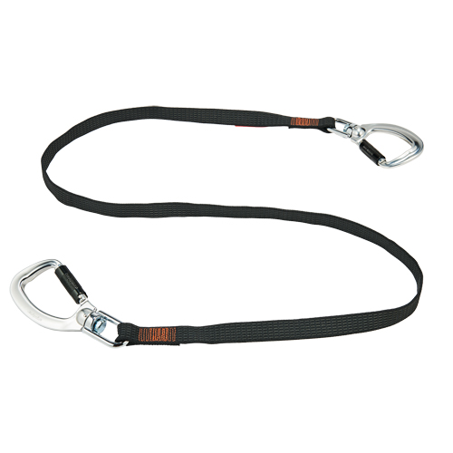 Squids&reg; 3139  Double-Locking Tool Lanyard with Swivel, Fixed Length, Dual Carabiner Auto Electric Service Ltd.