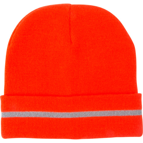 High Visibility Knit Hat with Reflective Stripe, High Visibility Orange, Acrylic Auto Electric Service Ltd.